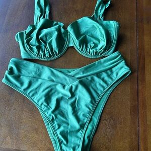 Abercrombie & Fitch Vibrant Green Swimwear